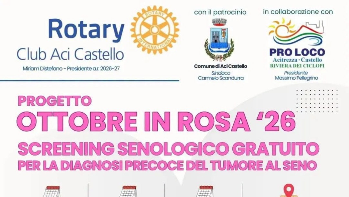 Aci Castello: screening mammografico gratuito ad ottobre, 'Dieci minuti che valgono una vita' - 