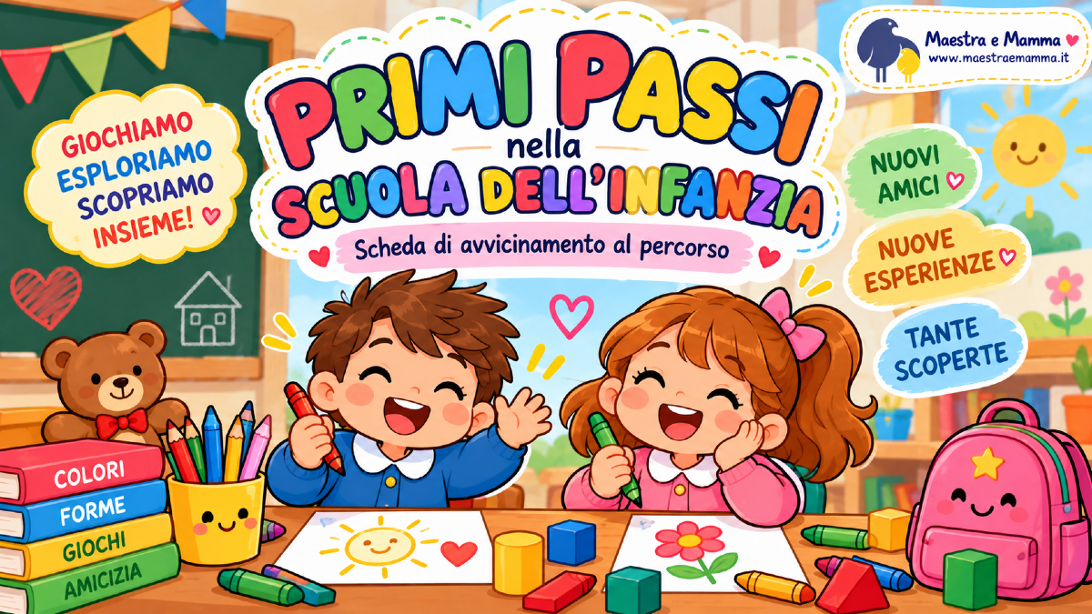 Primi passi nella scuola dell'infanzia: scheda sui percorsi - 