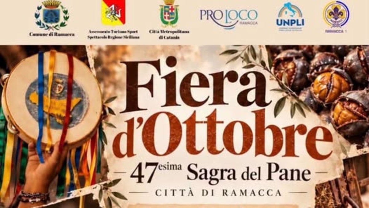 Ramacca riaccende la tradizione: Fiera d’Ottobre e 47ª Sagra del Pane (16-18 ottobre 2026) - 