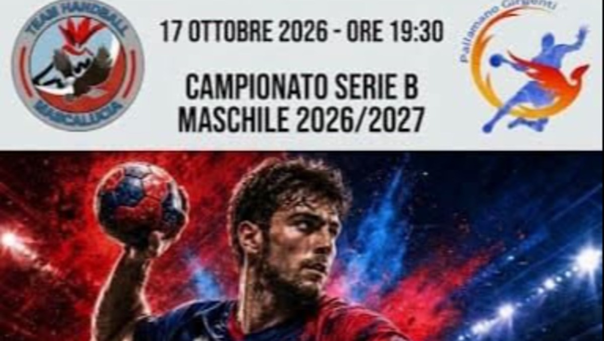 Serie B: Team Handball Mascalucia inaugura la stagione 2026/2027 contro Pallamano Girgenti - 
