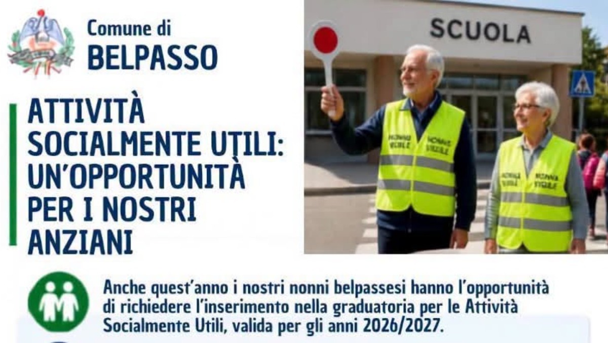 Belpasso apre le iscrizioni ASU per il biennio 2026/2027: graduatoria permanente per pensionati 60-75 anni - 