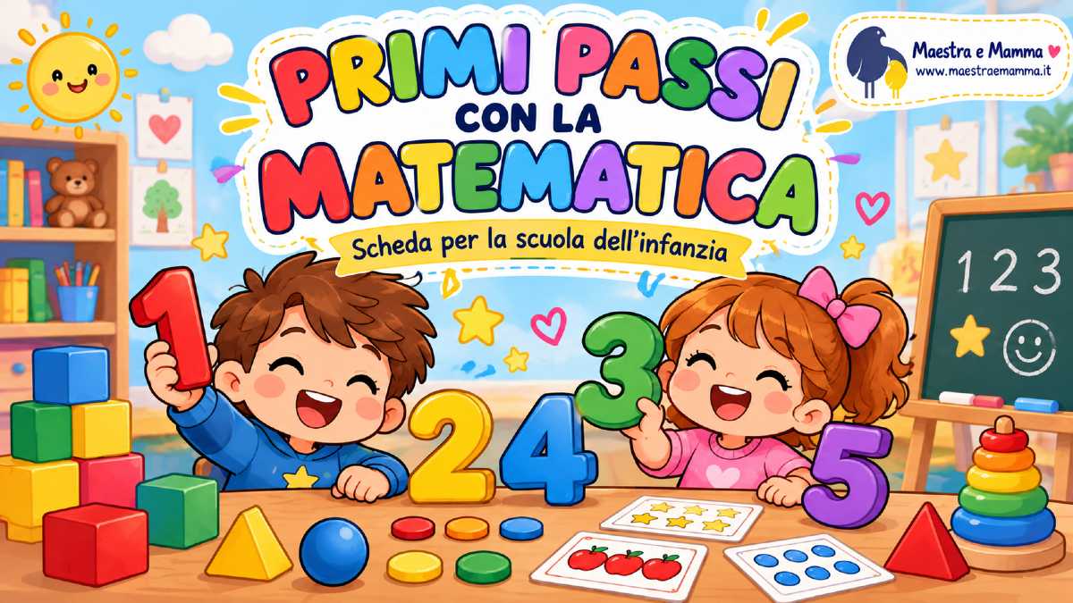 Primo approccio alla matematica: scheda per la scuola dell'infanzia