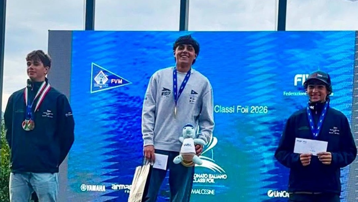 Riccardo Billè campione italiano Waszp 7.5: Messina celebra il successo sul Garda - Credit Foto Federico Basile Sindaco di Messina