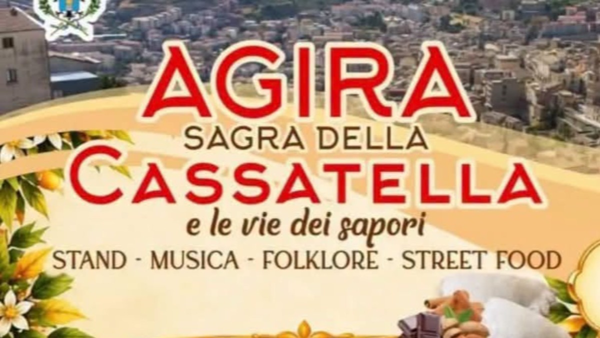 Agira apre la 14ª Sagra della Cassatella: tre giorni di sapori, musica e identità (13-15 novembre 2026) - 