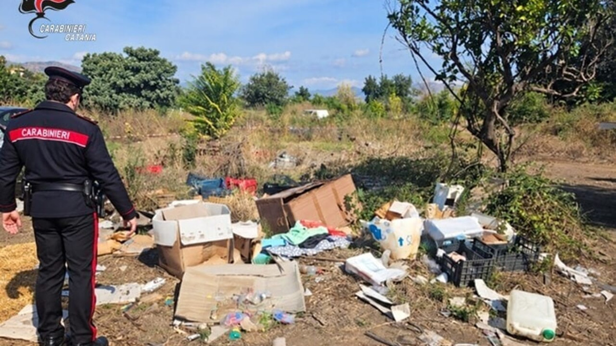 Denunciato per roghi e discarica abusiva: sequestrati cinque terreni tra Fiumefreddo e Mascali - 