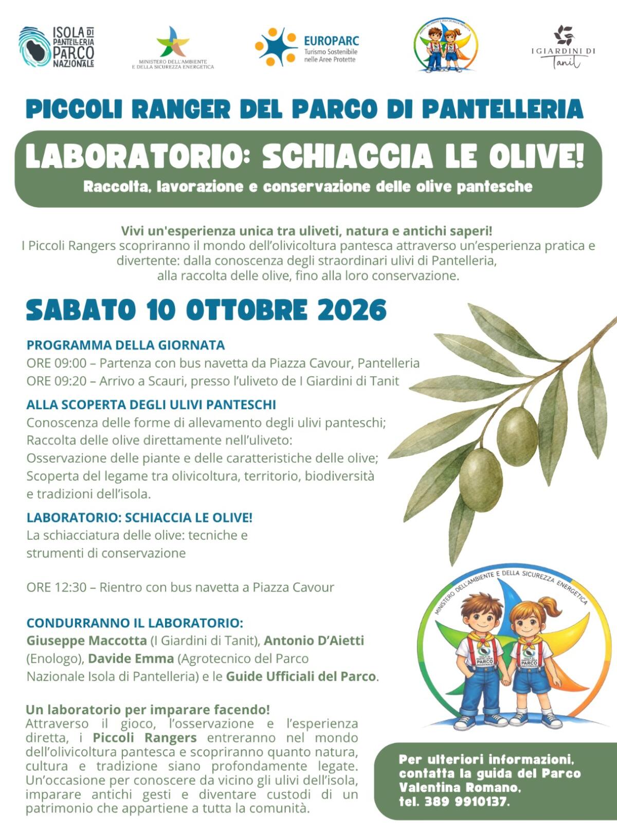 “Schiaccia le olive!”: i Piccoli Ranger di Pantelleria tra ulivi, saperi e responsabilità - 