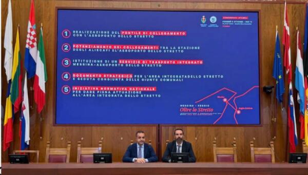 Messina e Reggio Calabria accelerano sull'Area integrata dello Stretto: cinque priorità e piano operativo