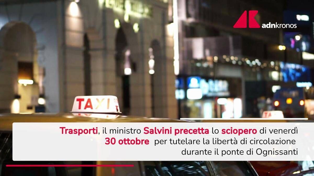 Salvini precetta lo sciopero del 30 ottobre, l'ordinanza - Video - 