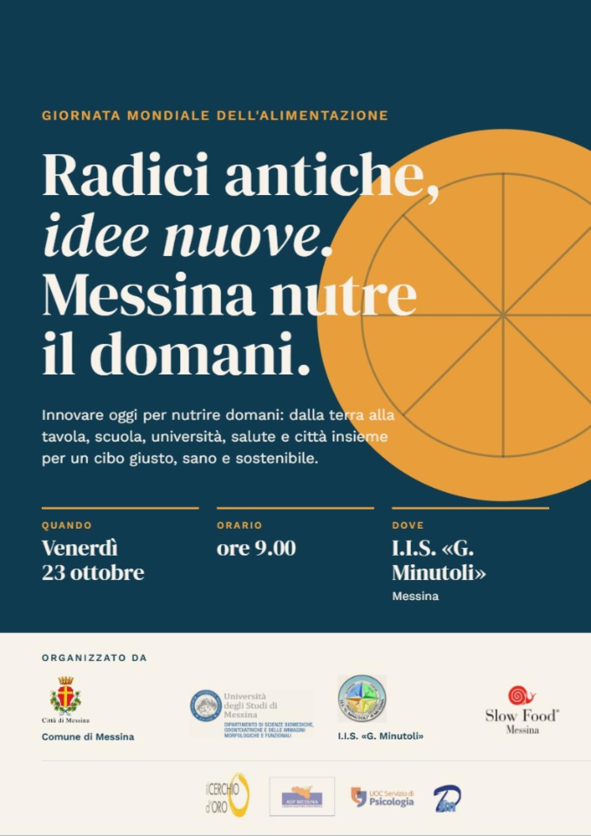 Messina celebra la Giornata Mondiale dell’Alimentazione: incontro per le nuove generazioni il 23 ottobre - 