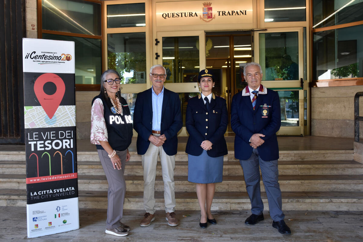 Trapani: la Questura apre le porte per il Festival “Le Vie dei Tesori”, secondo incontro il 3 ottobre 2026 - 