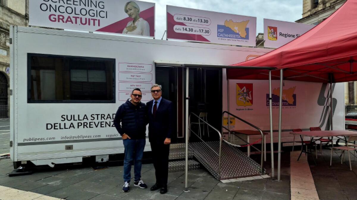 Caltanissetta: screening oncologici gratuiti in Piazza Garibaldi dal 12 al 15 ottobre - 