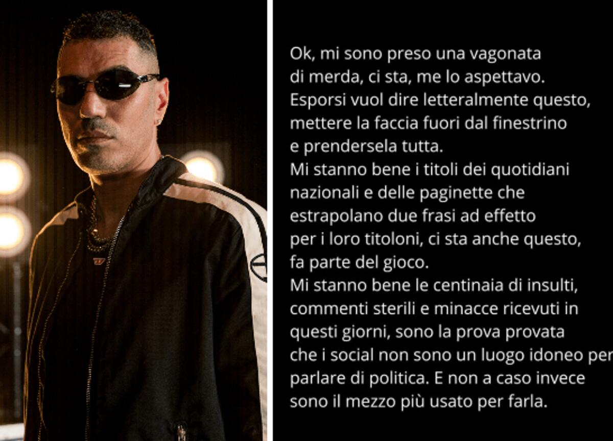 Marracash si difende dopo gli insulti: "Mai inneggiato alla violenza" - 