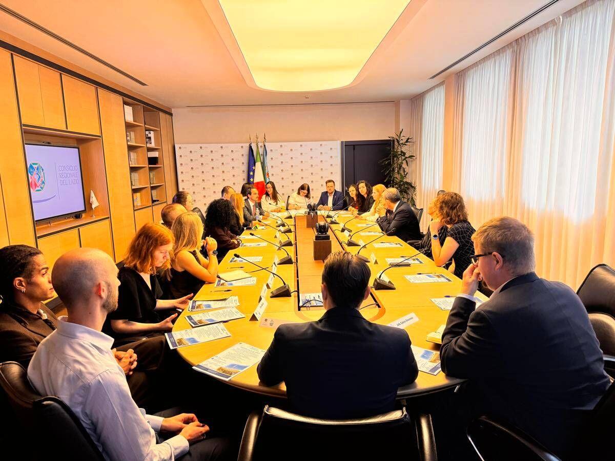Al Consiglio Regionale del Lazio incontro con 25 giovani dirigenti Pubblica Amministrazione olandese - 