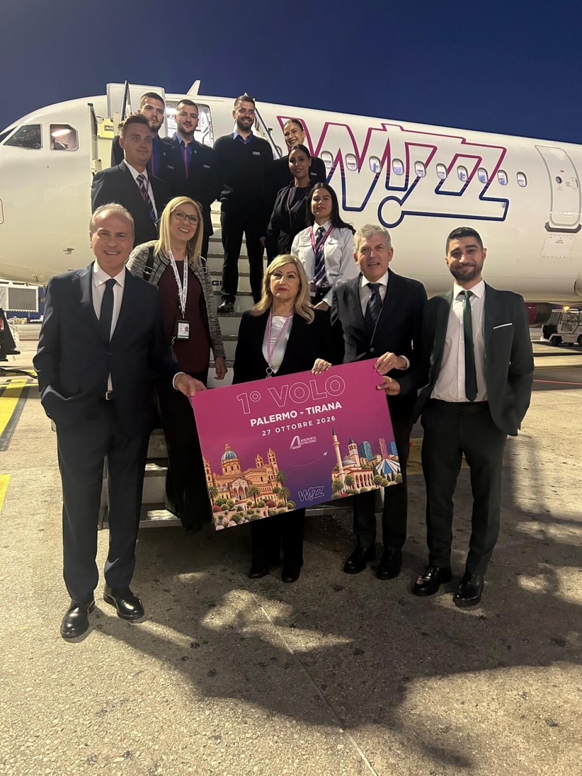 Wizz Air inaugura la rotta Palermo–Tirana: tre voli settimanali dal 27 ottobre - 