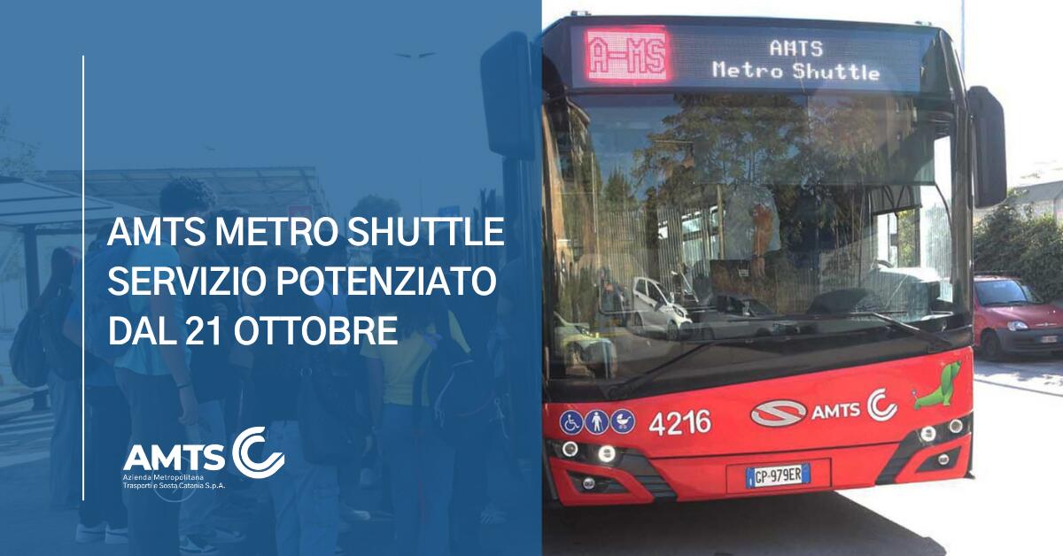 AMTS potenzia Metro Shuttle: 5 corse in più nelle mattine dal 21 ottobre - 