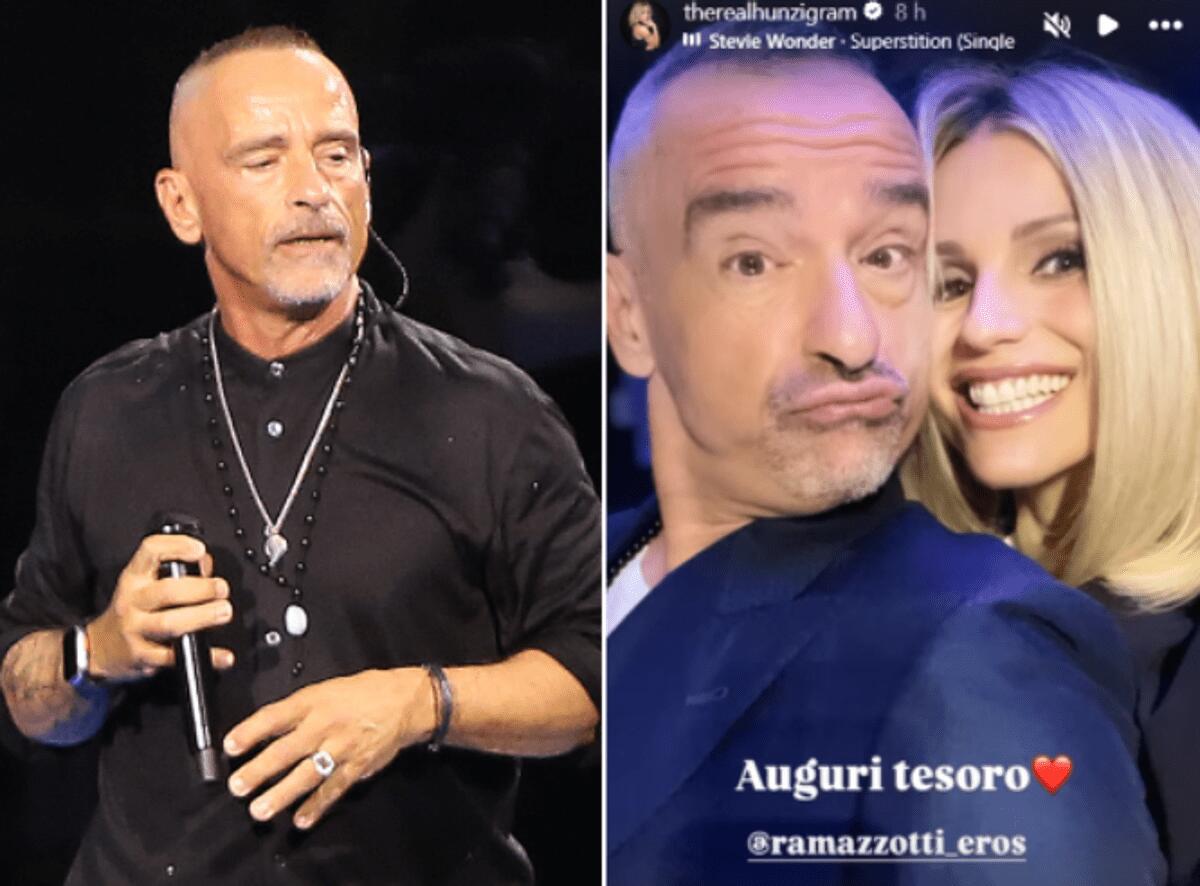 Eros Ramazzotti compie 63 anni, la dedica speciale di Michelle Hunziker: "Auguri tesoro" - 