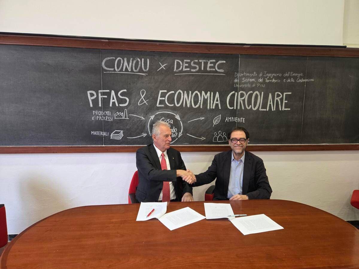Conou e Università di Pisa, impegno comune per affrontare Pfas - 