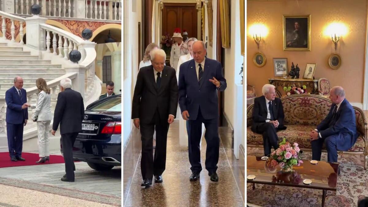 Mattarella a Monaco: la prima visita di Stato di un presidente italiano nel Principato - 