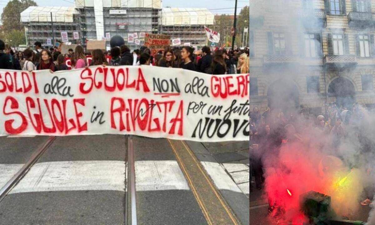 Sciopero della scuola, oggi cortei in tutta Italia: a Roma schierato dispositivo sicurezza, a Torino slogan contro il governo - 