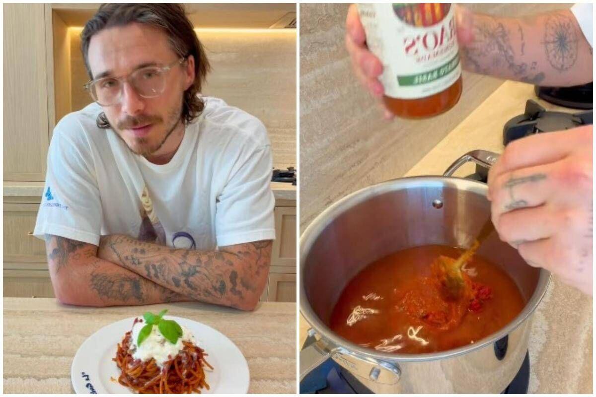 Brooklyn Beckham prepara spaghetti all'arrabbiata, ma i social lo 'bocciano' - 