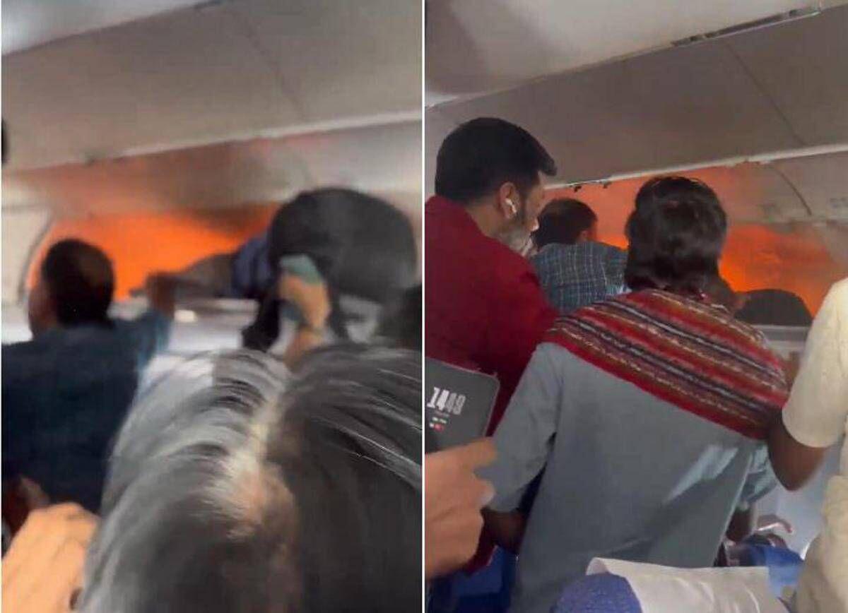 Power bank prende fuoco nella cappelliera dell'aereo: paura sul volo IndiGo - Video - 