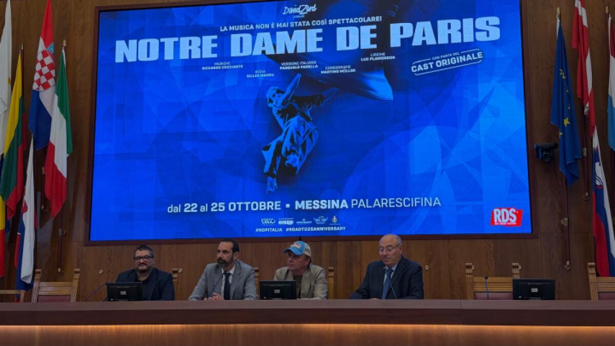 Notre Dame de Paris torna a Messina: quattro repliche al PalaRescifina dal 22 al 25 ottobre - 