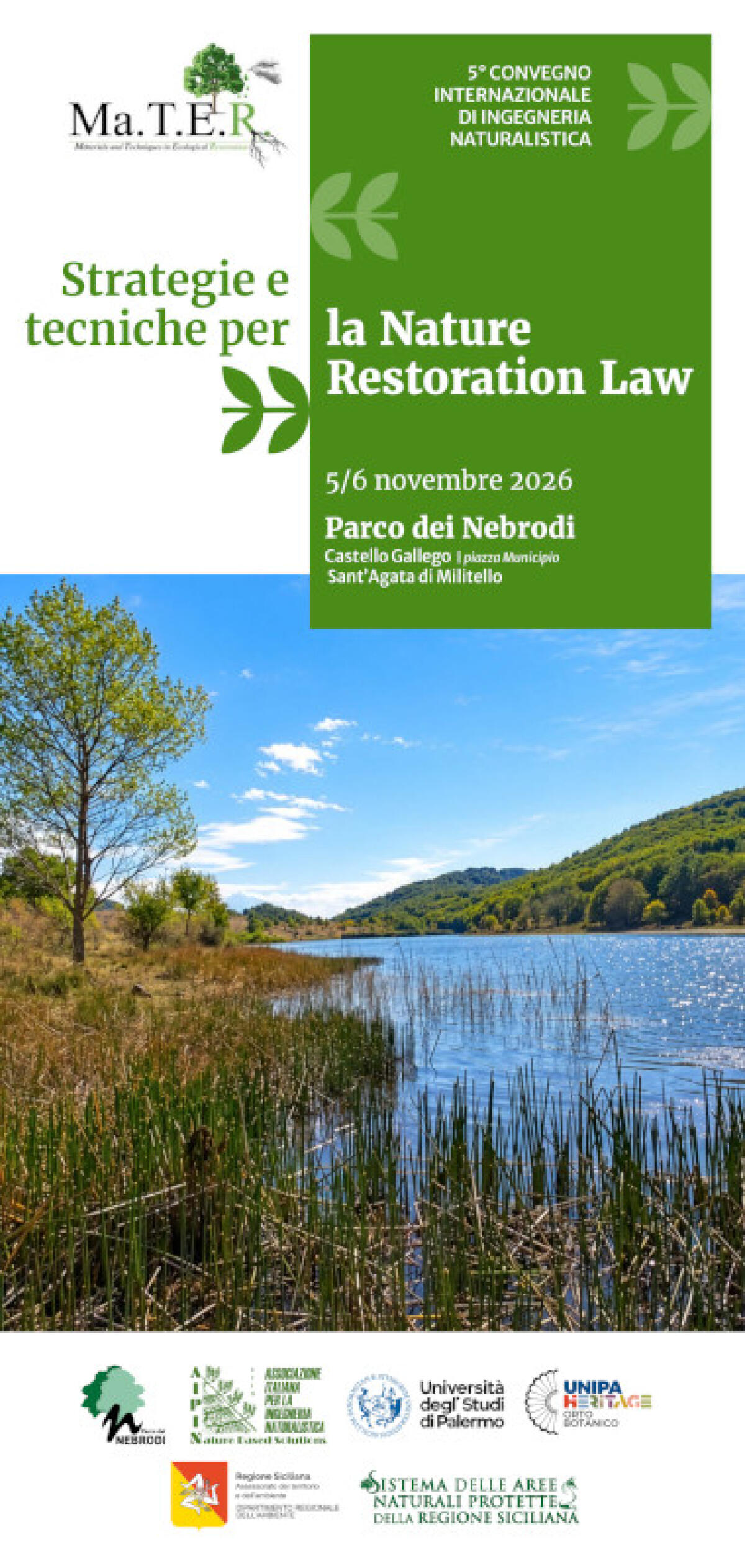 Ma.T.E.R. 2026: il convegno sull'ingegneria naturalistica tra ricerca, policy e rischio idrogeologico - 