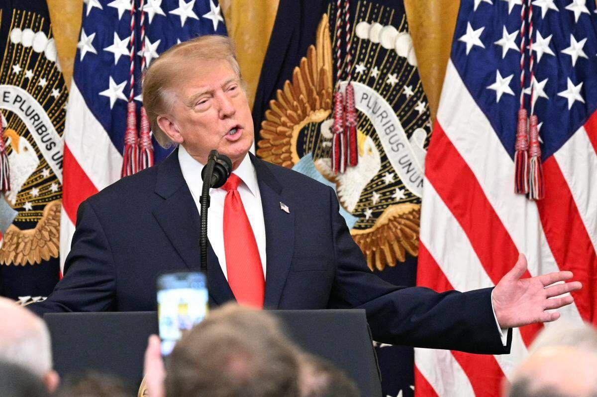 Trump, l'omaggio a Cristoforo Colombo e le battute: "Il mio amico Pavarotti..." - 