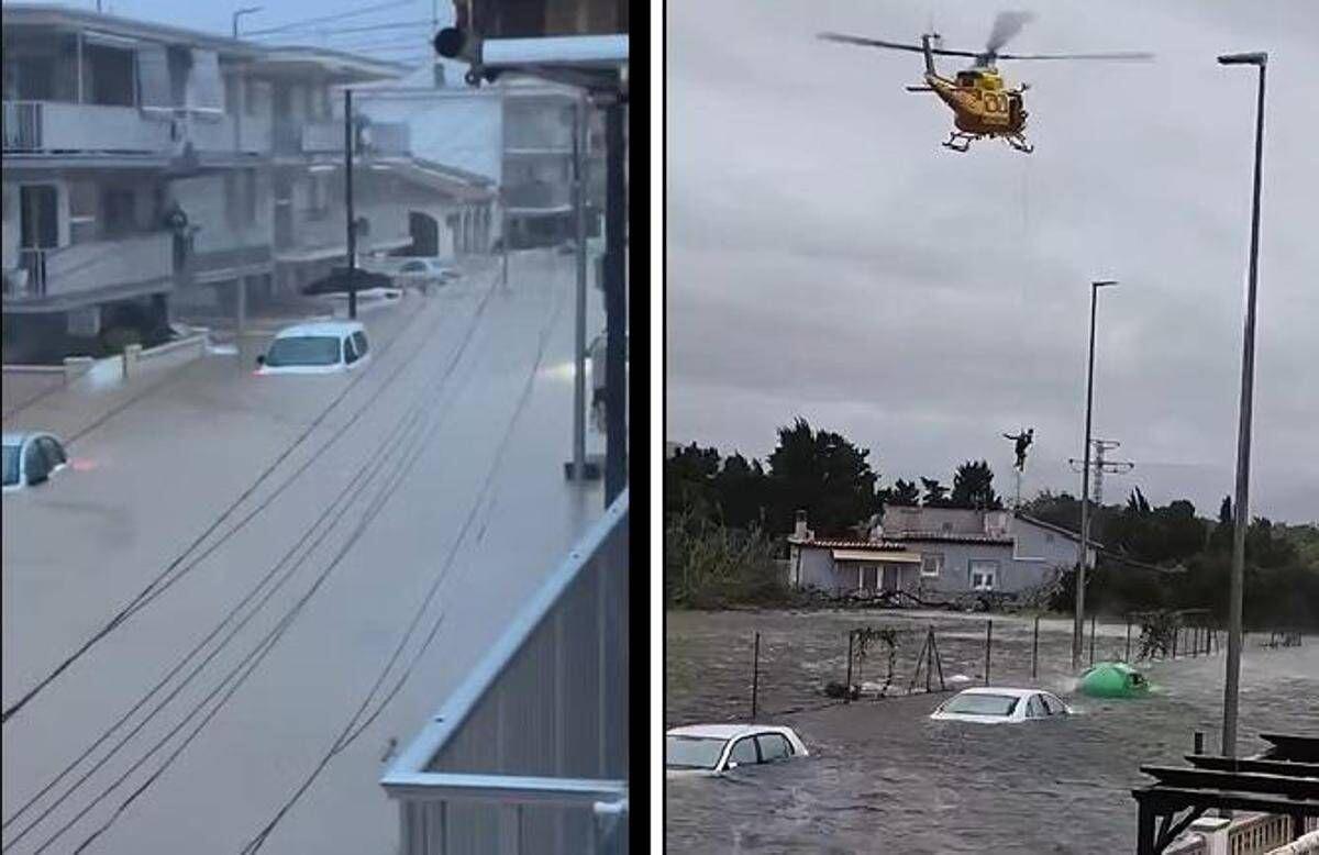 Spagna, tempesta Adam su Valencia e Alicante: 900mila in lockdown e centinaia di salvataggi - 