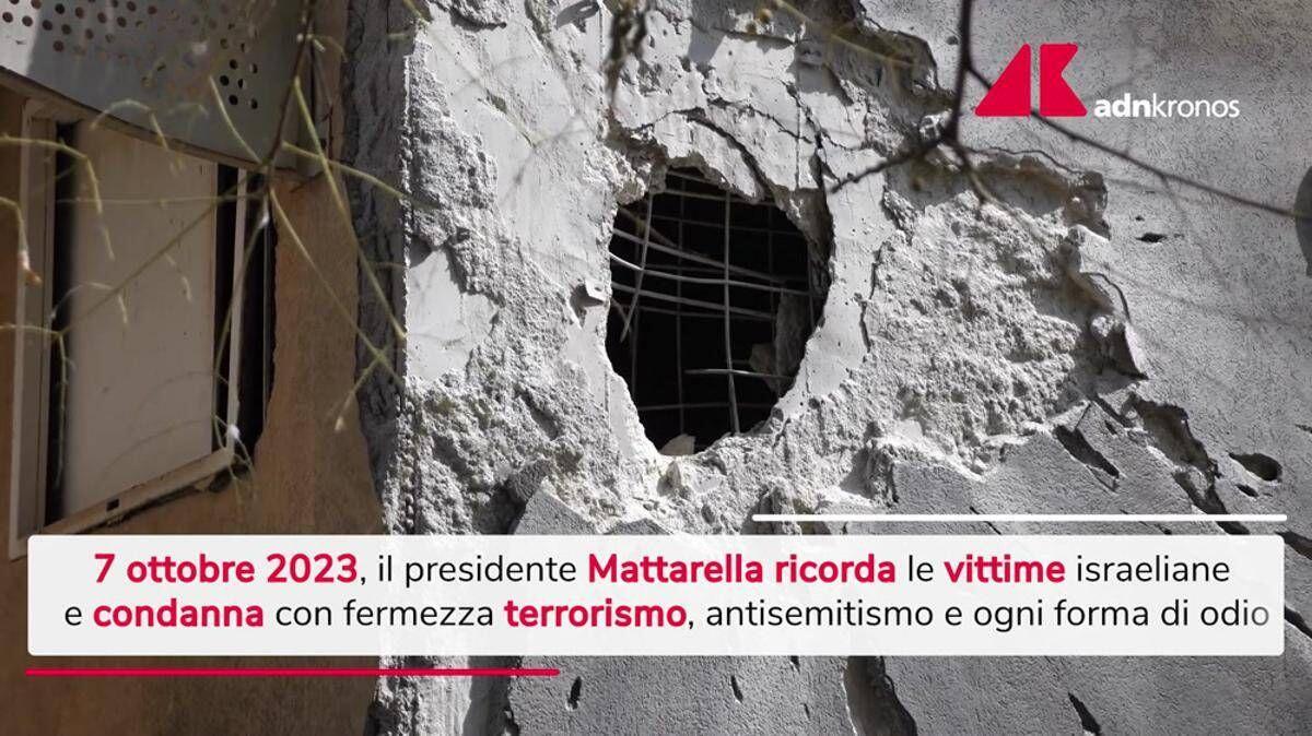 7 ottobre, Mattarella condanna attacco di Hamas e ricorda la crisi a Gaza - Video - 