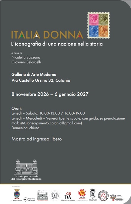 Catania: alla Galleria d'arte moderna dall'8 novembre la mostra "Italia Donna" sull'iconografia nazionale - 