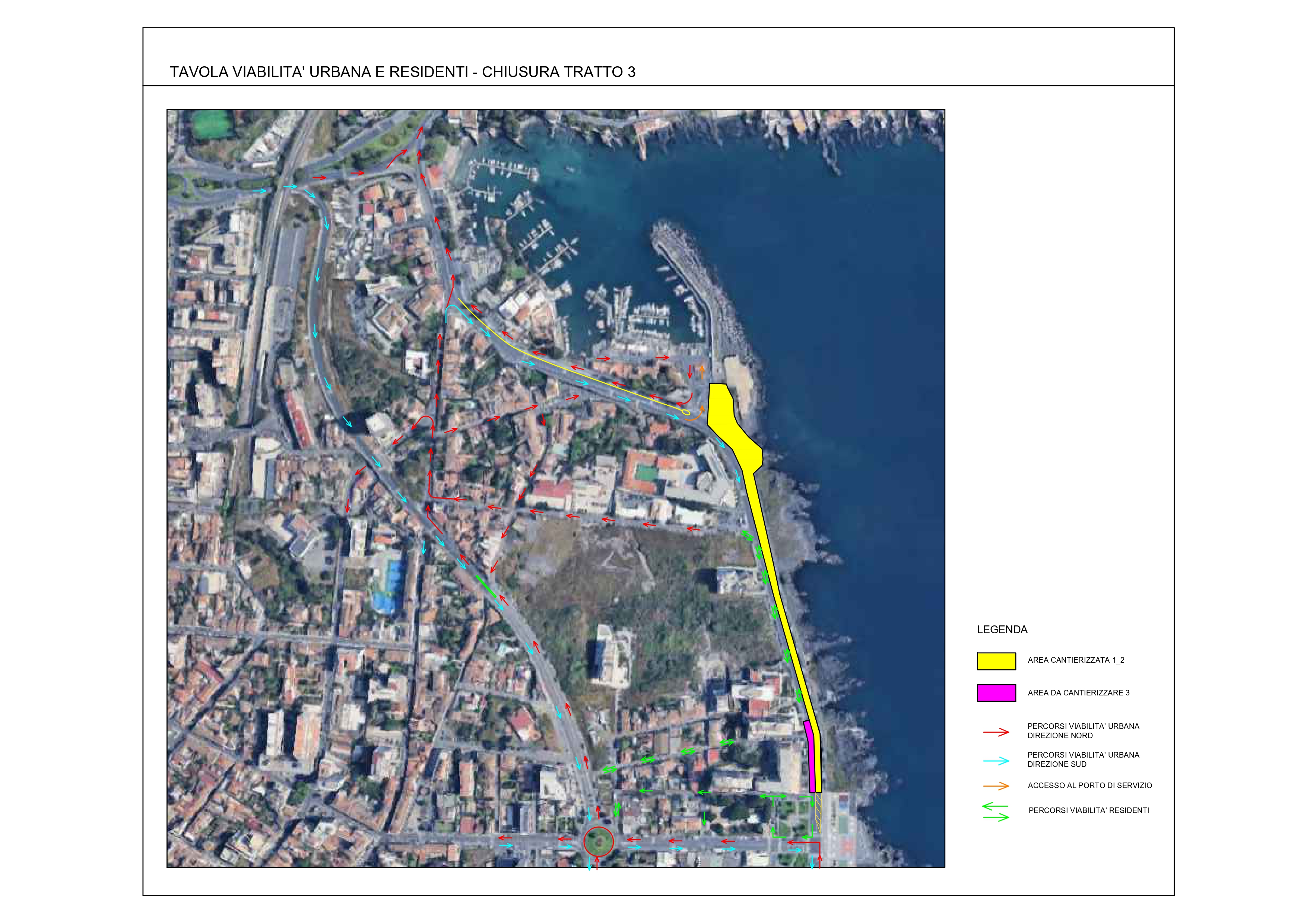 Catania: dal 5 ottobre nuova viabilità sul Lungomare per l’avanzamento del cantiere del Borgo di Ognina - 