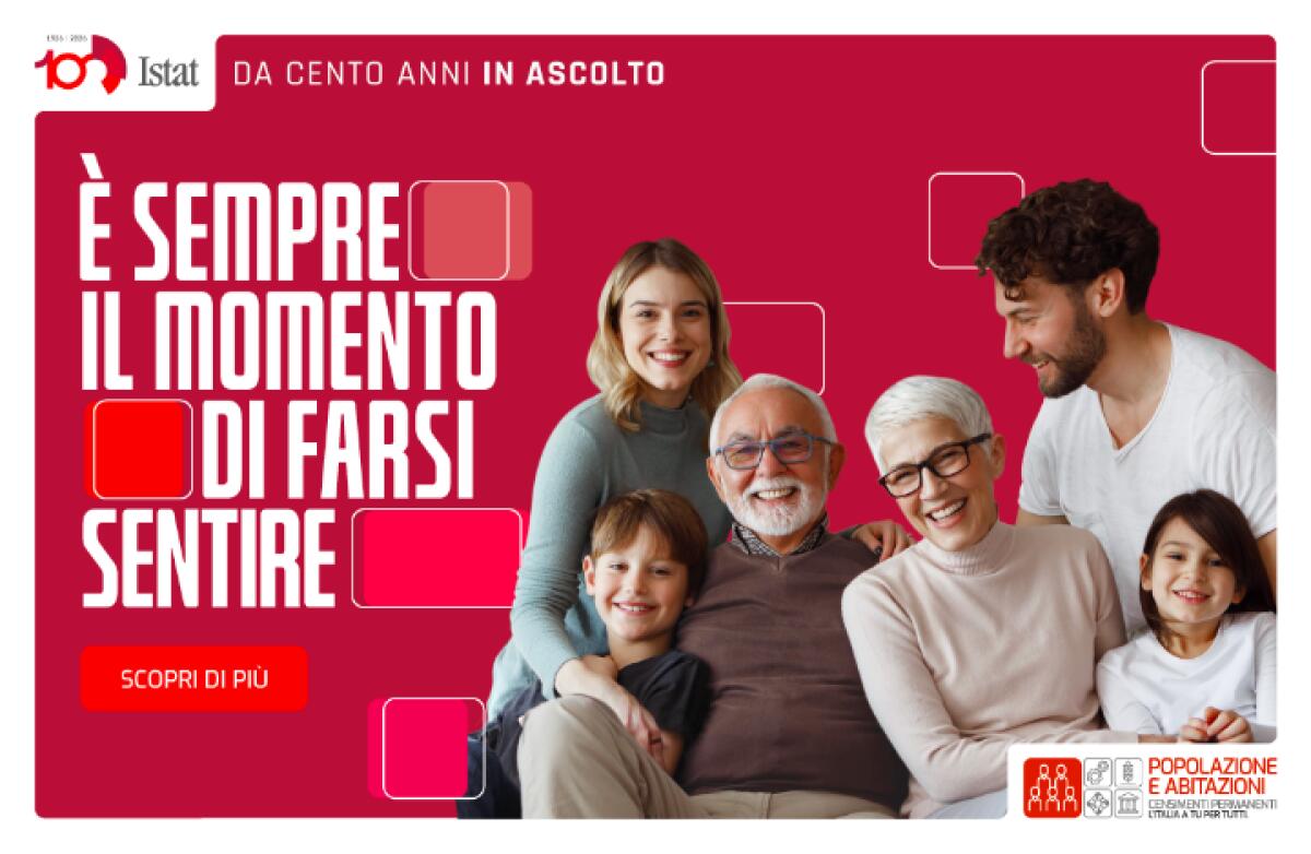 Censimento permanente 2026: dal 5 ottobre via la rilevazione Istat, coinvolto anche il Comune di Messina - 