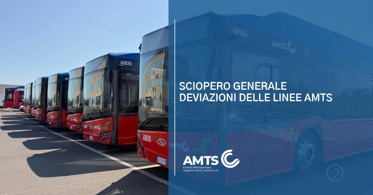 Sciopero a Catania: corteo dal Porto verso Piazza Stesicoro, AMTS annuncia deviazioni e capolinea anticipati - 