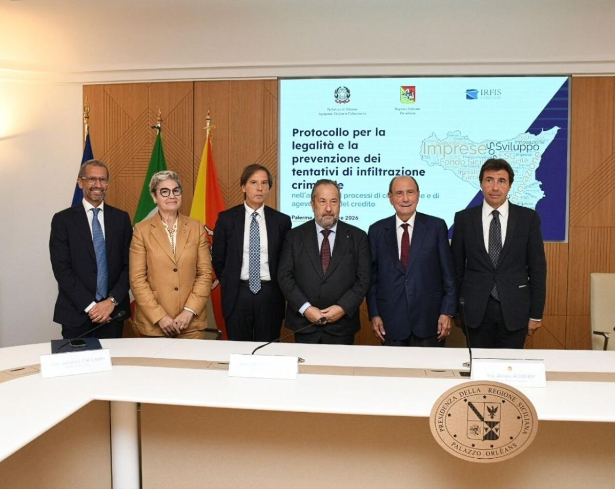 Antimafia: Regione Siciliana, Irfis e quattro Prefetture firmano protocollo per controlli più stringenti sui fondi - 