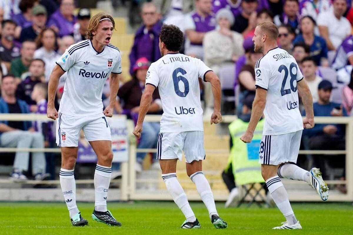 Serie A, Fiorentina-Como 1-3, Liberali e Nico Paz protagonisti - 