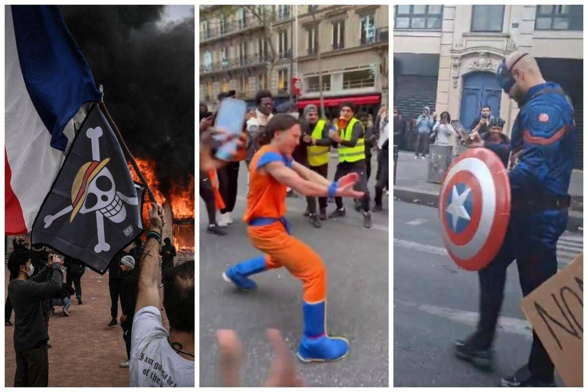 One Piece, Goku e i supereroi: anche i cosplayer scendono in piazza in Francia - 