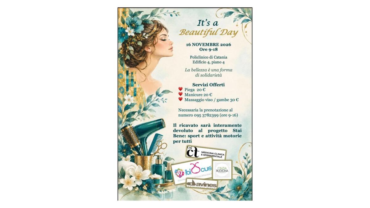 A Catania torna 'It's a Beautiful Day!': giornata di bellezza per i piccoli pazienti - 