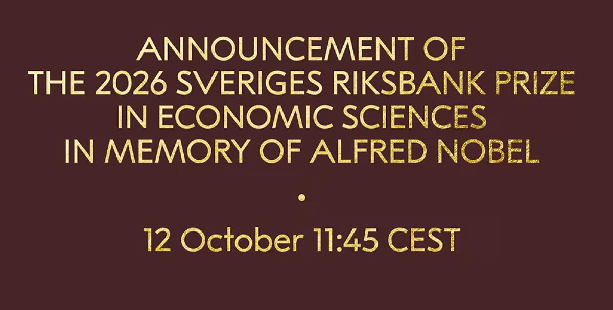 Nobel per l'Economia: a Stoccolma l'annuncio, Autor in testa tra i favoriti - 