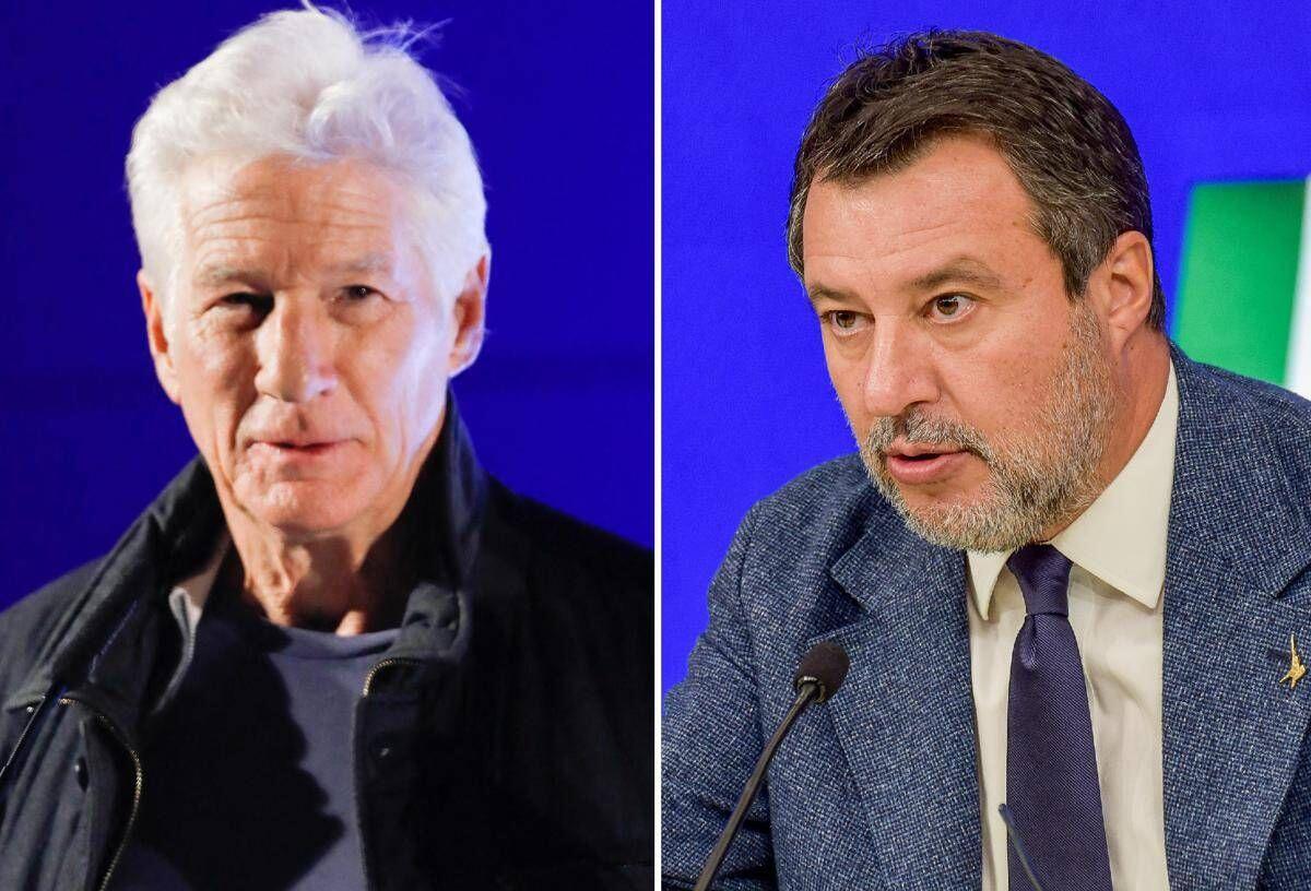 Migranti, Richard Gere: "No al modello Italia". Salvini: "Niente lezioni dai radical chic" - 