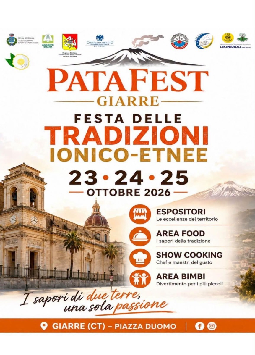 Locandina ufficiale PataFest a Giarre