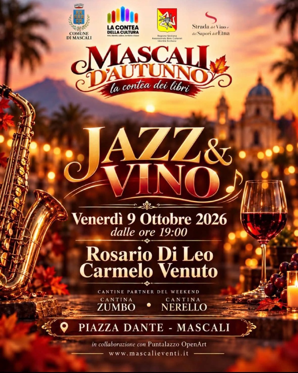 Locandina Jazz e Vino a Mascali